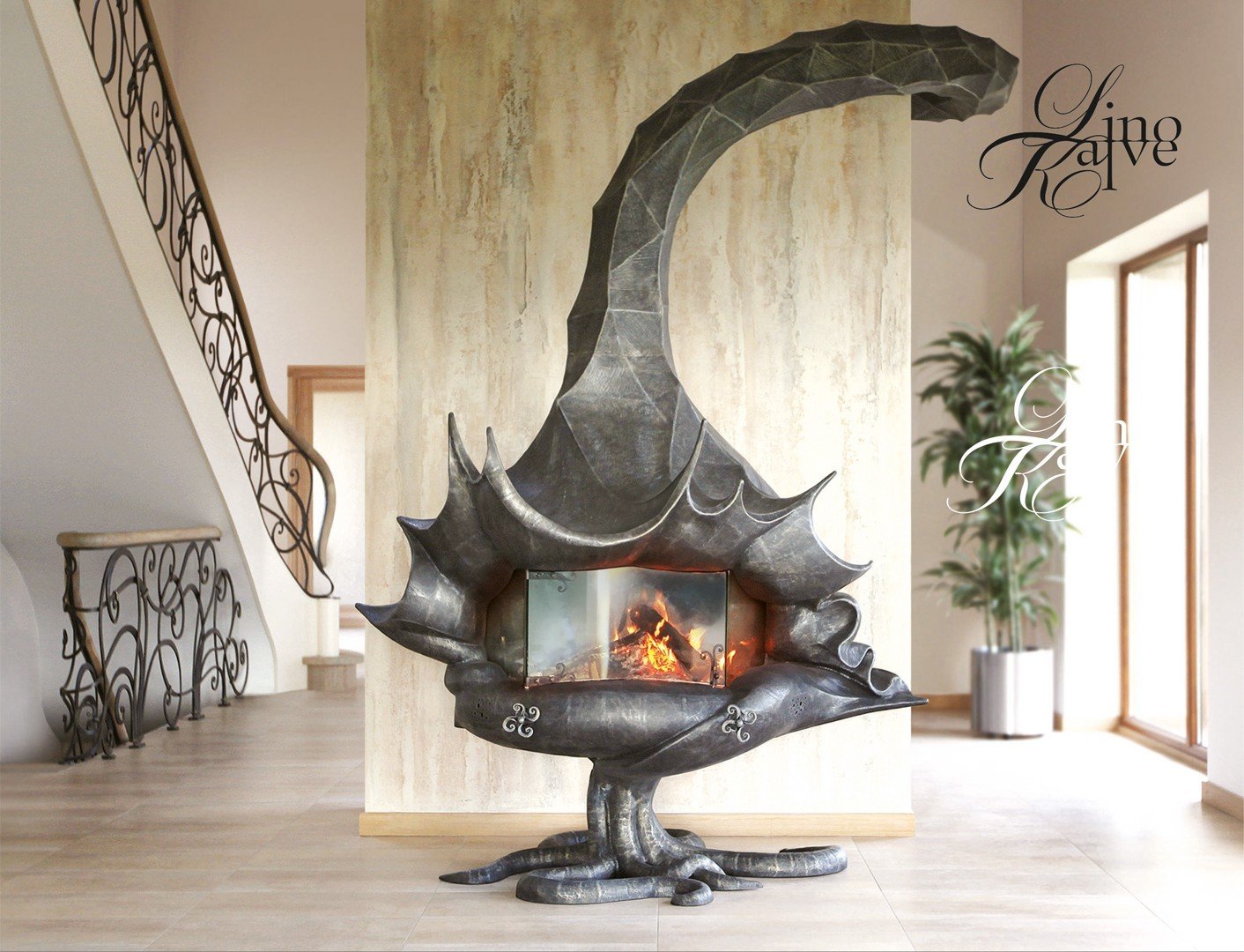 FIREPLACE.